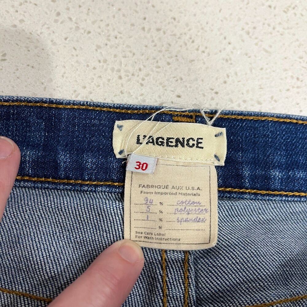 L’AGENCE Nicoline High Rise Slim Diamond Jeans – Size 30 - Picture 4 of 12
